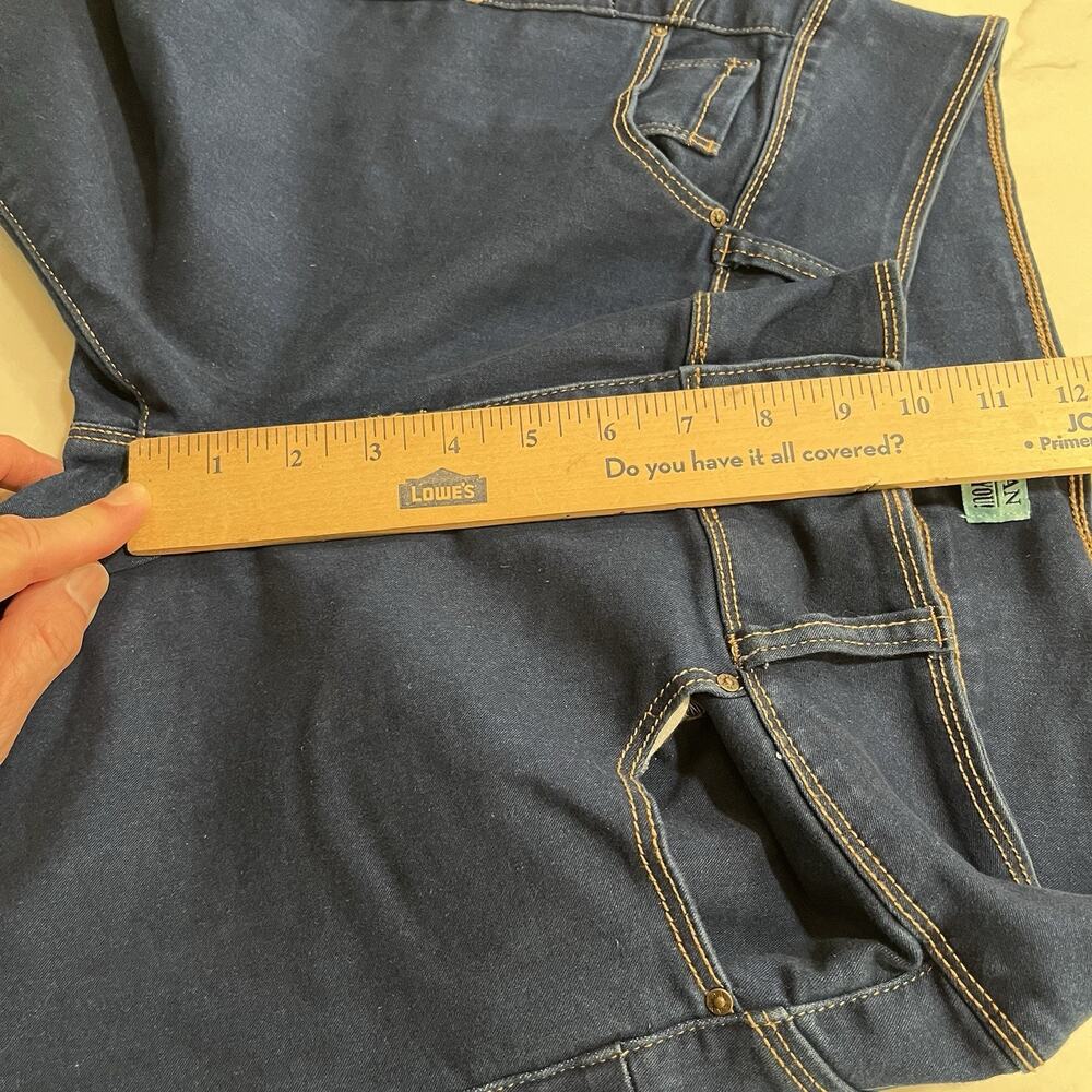 Women's Straight Leg Jeans - Blue - Picture 7 of 8